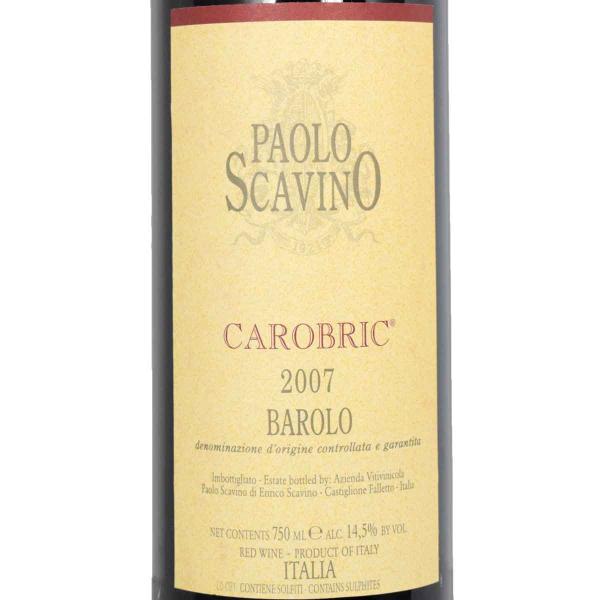 ［2007］バローロ・カロブリック 750ml赤 パオロ・スカヴィーノ イタリア・ピエモンテ州_1