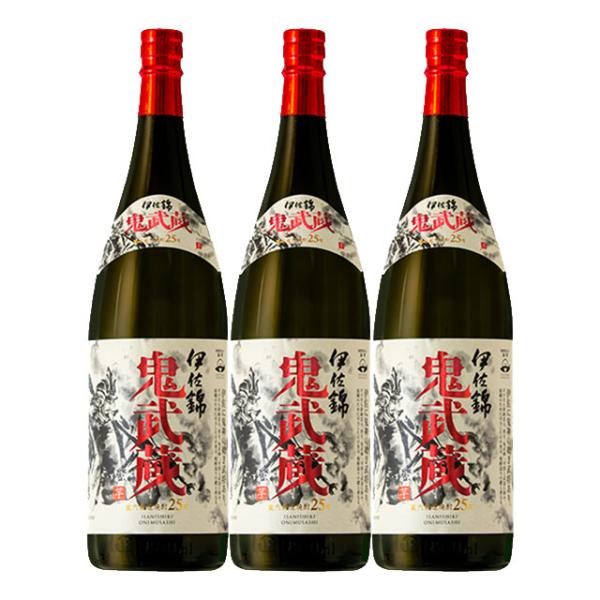 2025年10月20日より出荷予定！鹿児島限定 伊佐錦 鬼武蔵(オニムサシ) 25度 1800ml×3本※北海道・東北エリアは別途運賃が1000円発生します。