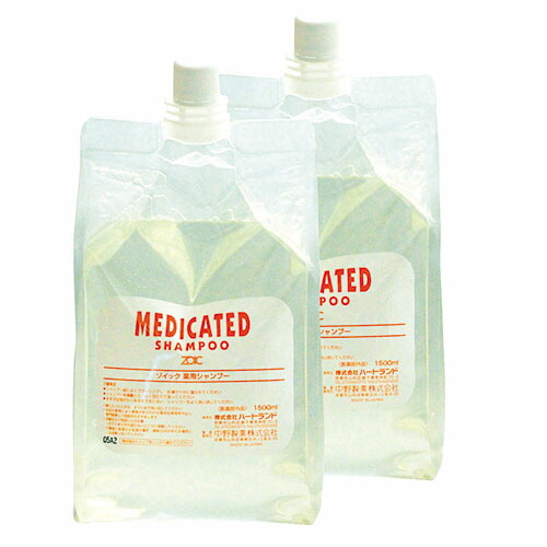 ゾイック 薬用シャンプー 1500ml×2袋 {409957} 送料込