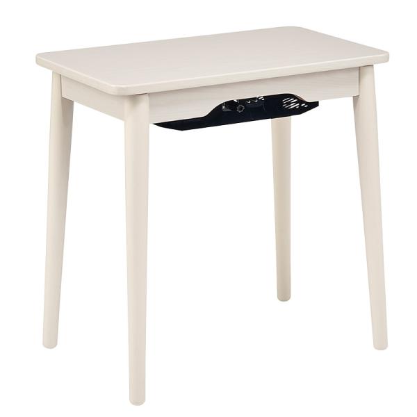 お取り寄せ ユアサプライムス ちいさなこたつテーブル ホワイトウォッシュ ラテ530F 50×30cm 家具調こたつ【L】