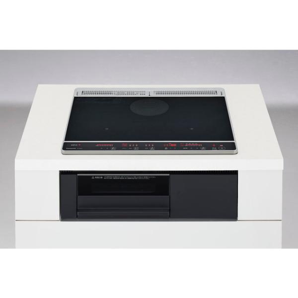 パナソニック IHクッキングヒーター ビルトインタイプ 60cm幅 KZ-L32AK ブラック/ブラック 200V 2口IH＋ラジエント【L】