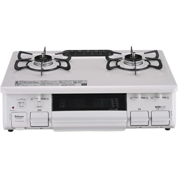 パロマ ガステーブルコンロ 左強火力 ナチュラルホワイト PA-S46H-L LPガス用【L】