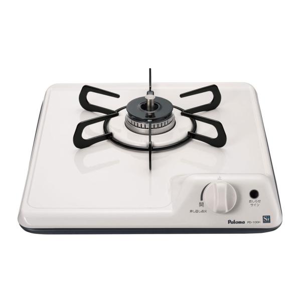 パロマ ビルトインコンロ PD-100H 都市ガス用 12A13A ミニキッチン1口【M】