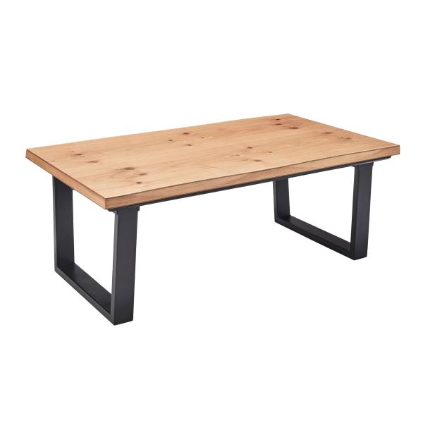 お取り寄せ ユアサプライムス こたつテーブル 105×60cm ホワイトオーク 天然木突板仕様 ジーク105E ZEK-1051E-NA【L】