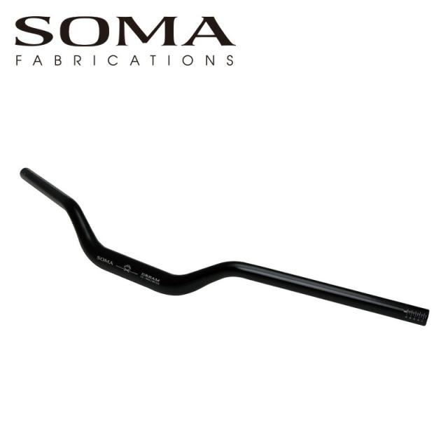 SOMA ソーマ ドリームバー ブラック ハンドルバー 幅780mm ライズ50mm バックスウィープ25度 S39HDL02601 お取り寄せ