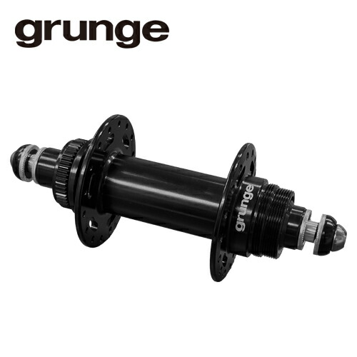 シングルハブ 135mm 32H クイックリリース リア用 ブラック grunge グランジ G04HUB00402 お取り寄せ