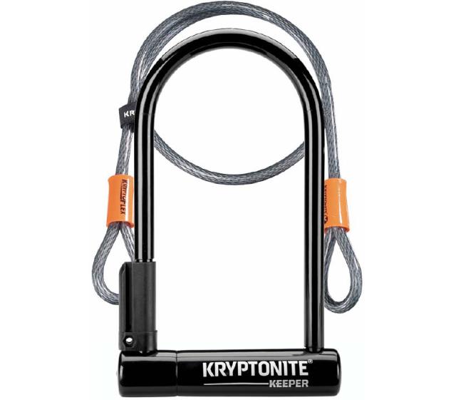 キーパー スタンダード 4インチフレックスケーブル付 クリプトナイト Keeper Standard with 4inch Flex Cable KRYPTONITE LKU04400 お取り寄せ