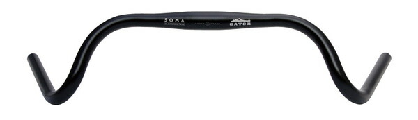 SOMA ソーマ ゲイターハンドルバー ブラック 655mm クランプ径31.8mm MTBドロップバー S39HDL01201 お取り寄せ