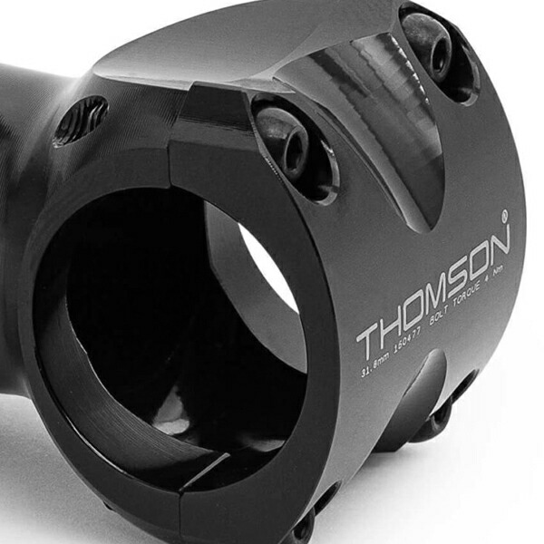 ELITE X4 STEM ステム長45mm ステム角0度 バークランプ径31.8mm コラム径1.5インチ ブラック エリートX4ステム THOMSON トムソン SM-E155-BK お取り寄せ