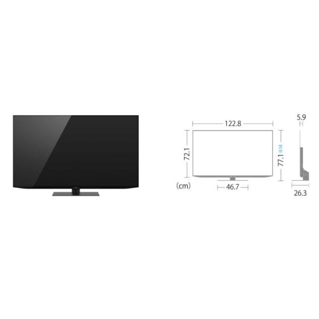 シャープ 有機ELテレビ 55インチ 55型 4T-C55DQ2 AQUOS OLED 8畳におすすめ 多彩なネット動画サービス対応_7