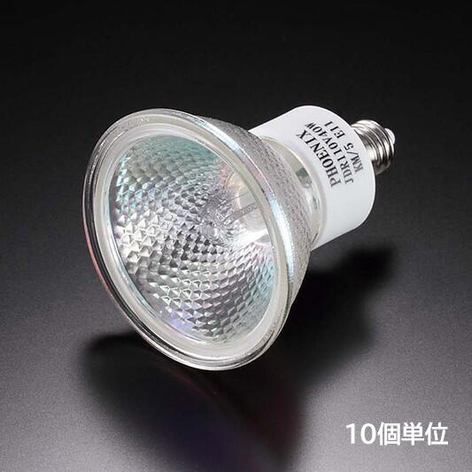 ダイクロハロゲンランプ　100Ｖ用　JDR110V40WKM/5E11　(10個入)　PHOENIX/フェニックス　径50mm　E11　中角　※JDR-K5M110V40W-E11H（ユニティ）同等品
