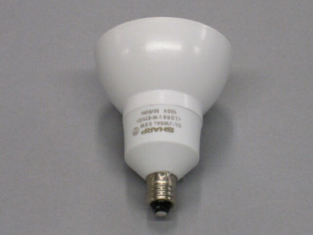 LED電球　DL-JW6AL (10個単位)　SHARP/シャープ　JDR50W相当　調光対応　径50mm　E11　色温度2700K　広角　本体白_1