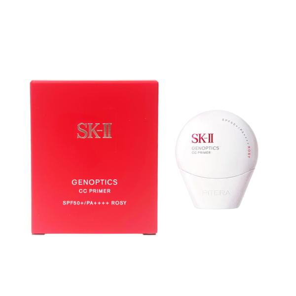 国内正規品　sk2 SK-II ジェノプティクス CC プライマー 全3色 UVクリーム (ホワイト) 明るさ 保湿 ハリ SPF50+・PA++++ 日焼け止め 化粧下地　新パッケージ