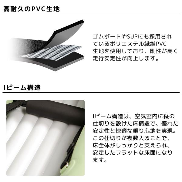 カヤック インフレータブル Betta ベッタ 3人乗り AQUA MARINA アクアマリーナ カヌー ダッキー アウトドア 釣り ゴムボート ビニール 空気注入式_4