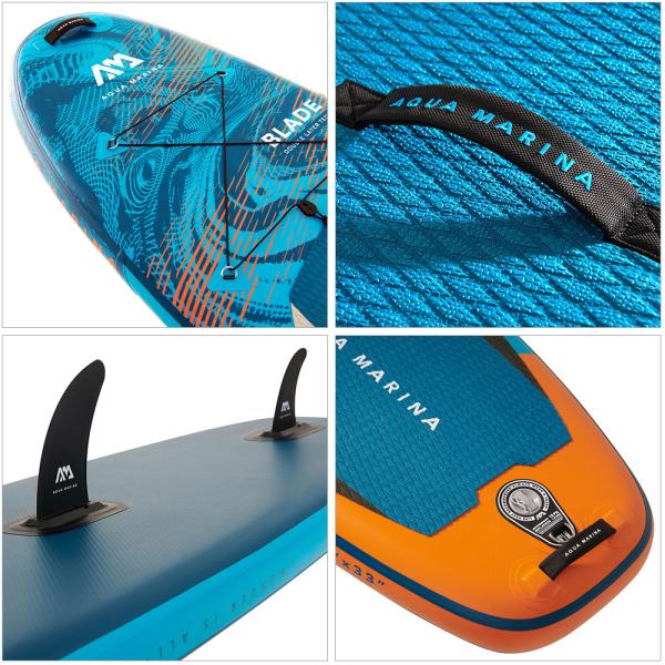 SUP インフレータブル スタンドアップパドルボード AQUA MARINA アクアマリーナ BLADE ブレード BT-22BL サップボード_3