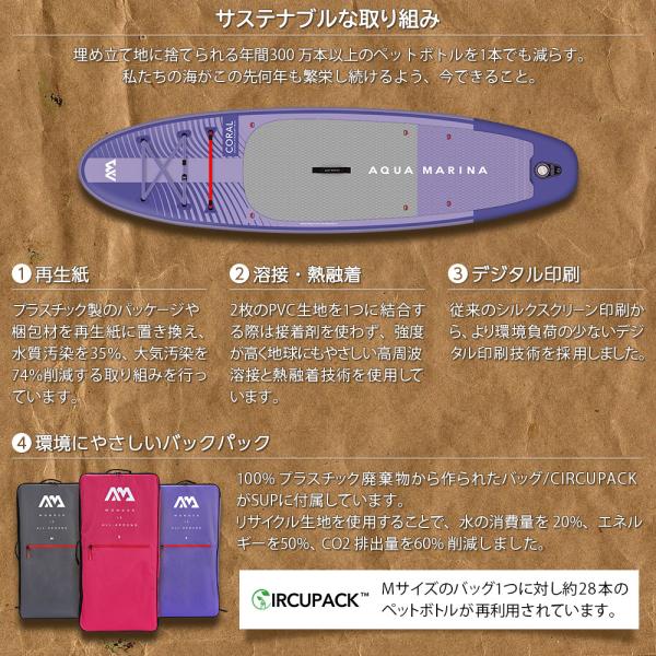 SUP インフレータブル スタンドアップパドルボード AQUA MARINA アクアマリーナ HALO ハロ BT-25HA サップボード 電動ポンプセット_4
