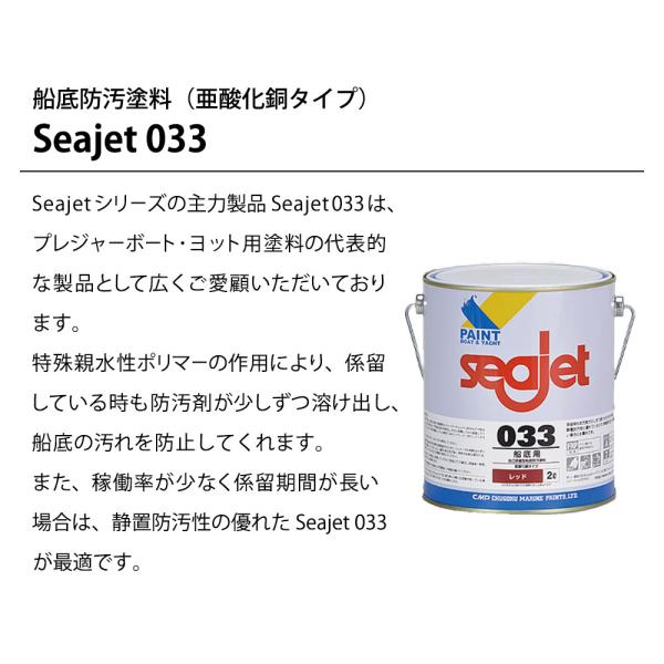 船底塗料 シージェット033 中国塗料 自己研磨型 船底防汚塗料 2L 黒 白 青 赤_1