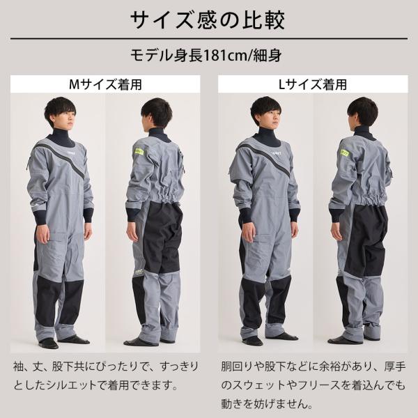 ドライスーツ メンズ/ウィメンズ マルチドライスーツ ソックスタイプ HANT(ハント)　作業用 業務用 ウェーダー 胴長 カッパ つなぎ