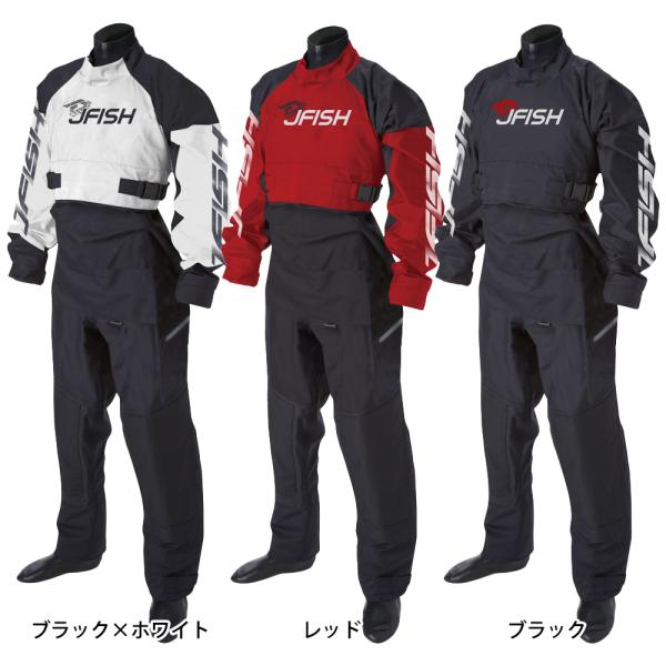 ドライスーツ ジェットスキー J-FISH EVOLUTION ドライスーツ ソックスタイプ スモールジッパー付 ジェイフィッシュ ウェイ