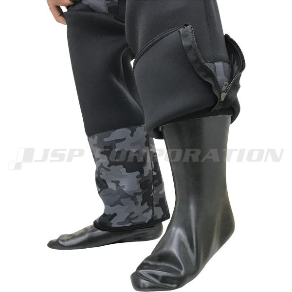 【美品】J-FISH ドライスーツ M ソックスシール ジェットウェイク 防寒 ドライスーツ メンズ/ウィメンズ ウェットドライスーツ ソックスシール