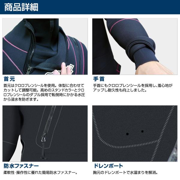 ドライスーツ ジェットスキー J-FISH ウェット ドライスーツ アンクルタイプ ジェイフィッシュ ウェイクボード 防寒 メンズ
