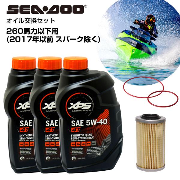 2017年以前の260馬力以下モデル(スパーク除く) オイル交換セット946ml×3(2838ml) 純正オイルフィルター/Oリング付き