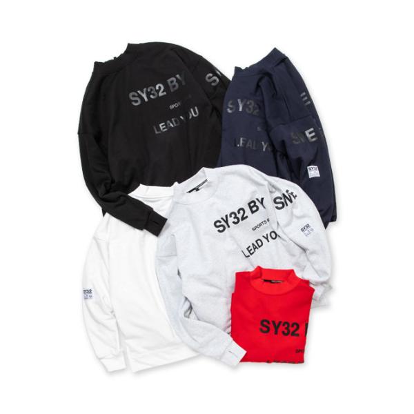 SY32 by sweetyears スウェット トレーナー メンズ レディース おしゃれ ブランド スポーツ ビックシルエット プルオーバー 11514