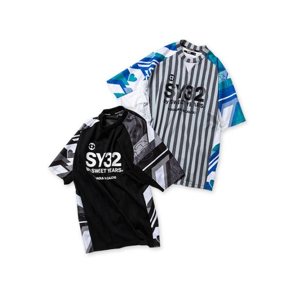 SY32 Tシャツ 半袖 メンズ レディース おしゃれ ブランド スポーツ サッカー ウェア 12032