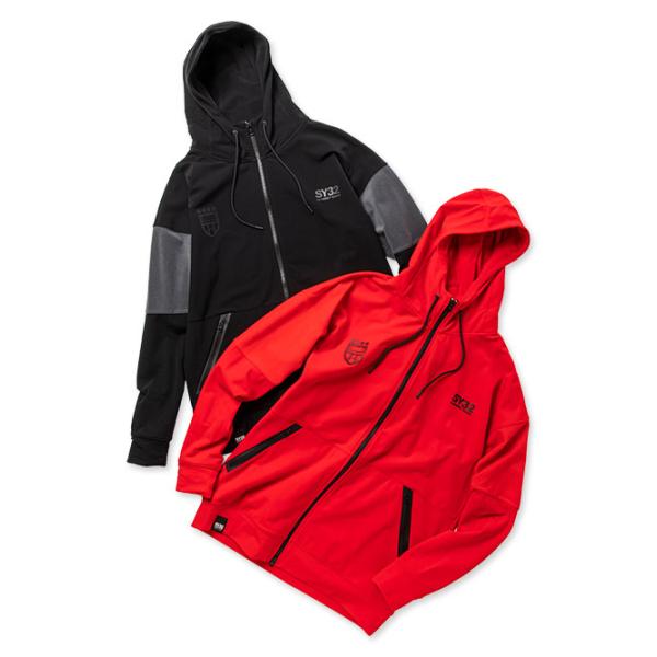 SY32 by sweet years パーカー ジップアップ メンズ レディース おしゃれ ブランド ゴルフ ウェア サッカー スポーツ12504 セットアップ CARVICO