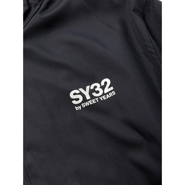 SY32 by sweet years ジャケット ナイロン ジップパーカー メンズ レディース おしゃれ ブランド ゴルフ ウェア サッカー スポーツ裏地フリース ボア 12551_9
