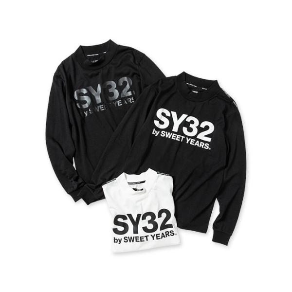 SY32 by SWEET YEARS Tシャツ 長袖 モックシャツ メンズ レディース おしゃれ ブランド ゴルフ 13021