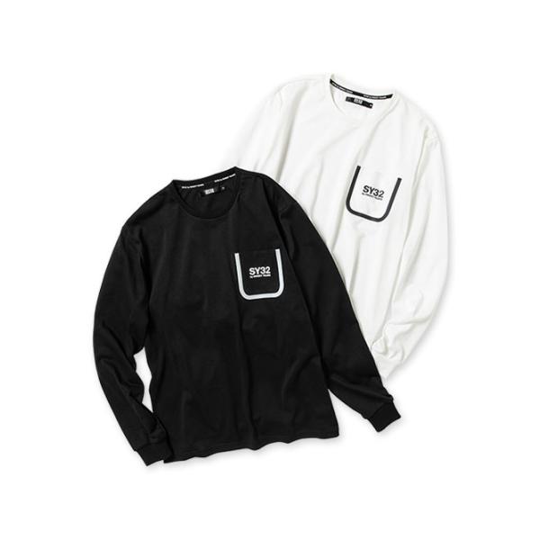 SY32 by SWEET YEARS Tシャツ 長袖 メンズ レディース おしゃれ ブランド 13023 ポケT