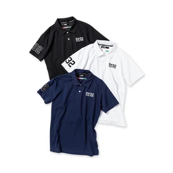 SY32 by SWEET YEARS ポロシャツ 半袖 メンズ レディース おしゃれ ブランド ゴルフ 吸水速乾 13027