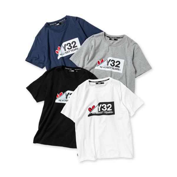 SY32 by SWEET YEARS Tシャツ 半袖 メンズ レディース ボックスロゴTシャツ おしゃれ ブランド ゴルフ サッカー スポーツ 13031J