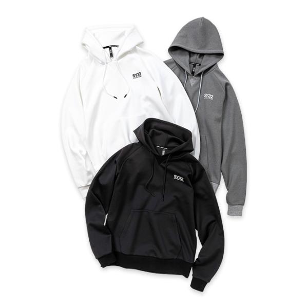 SY32 by SWEET YEARS スウェット パーカー メンズ おしゃれ ブランド スポーツ トレーニング ゴルフ ダブルニット プルオーバー 13493 お取り寄せ商品