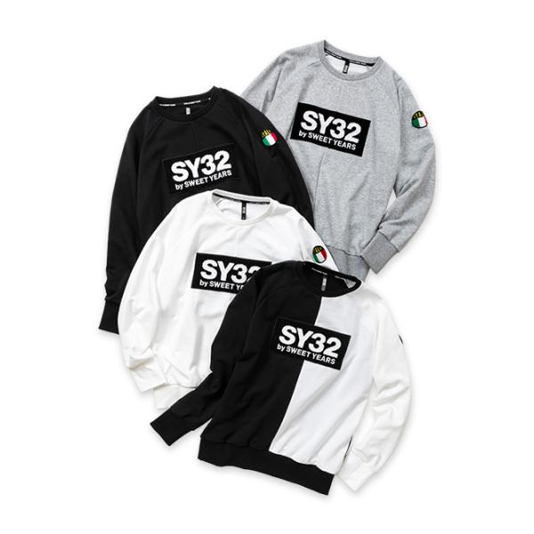SY32 by SWEET YEARS スウェット メンズ プルオーバー ブランド おしゃれ かっこいい ゴルフ スポーツ サッカー メンズ 13506 お取り寄せ商品