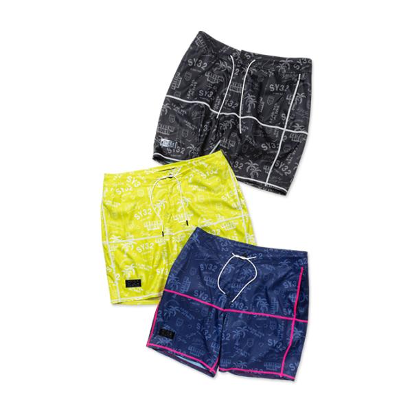 SY32 by SWEET YEARS ロゴ パンツ ショート メンズ ブランド おしゃれ かっこいい ゴルフ スポーツ サッカー 14107 お取り寄せ商品