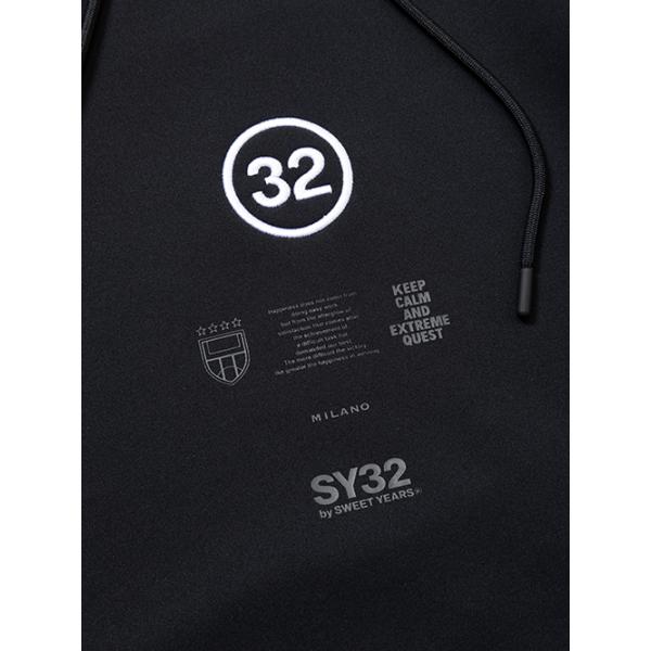 SY32 by SWEET YEARS ダンボールニット プルオーバーパーカー メンズ ブランド おしゃれ かっこいい ゴルフ スポーツ サッカー メンズ 14111 お取り寄せ商品_1