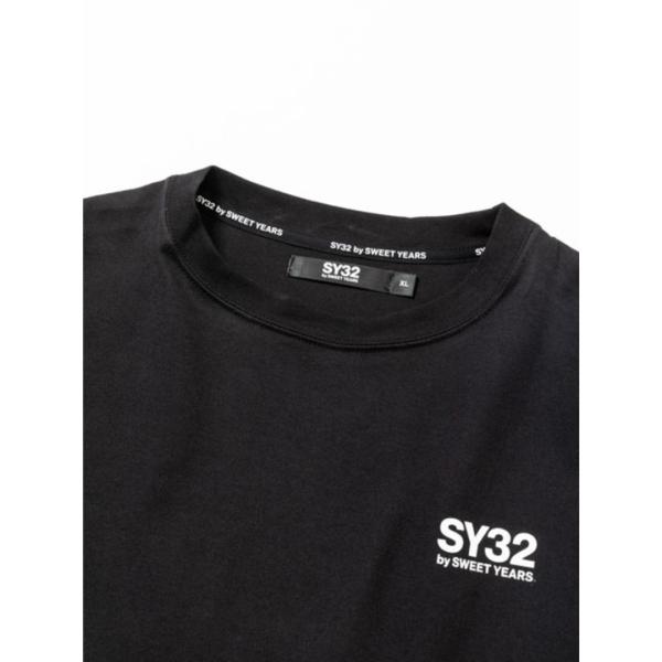 SY32 by SWEET YEARS 半袖シャツ 黒 Mサイズ SY32 by SWEET YEARS（エスワイサーティトゥバイスィートイヤーズ