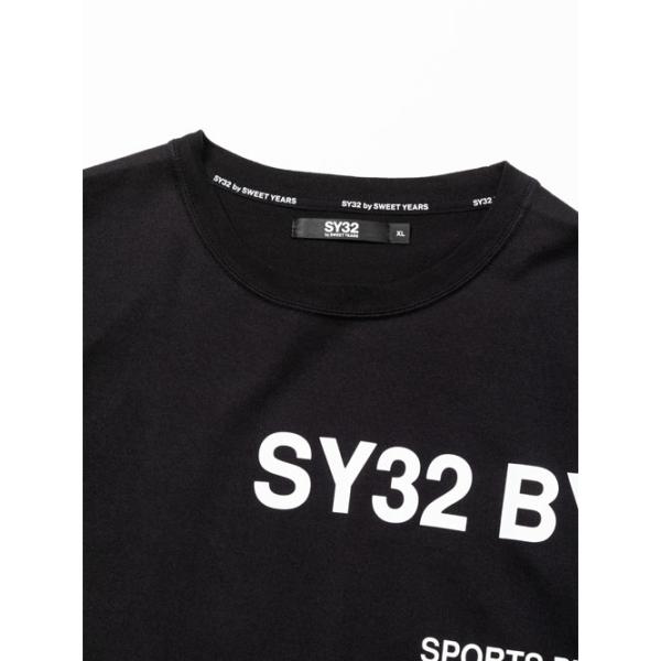 SY32 by SWEET YEARS ロゴ Tシャツ プリントTシャツ 半袖 メンズ ブランド おしゃれ かっこいい ゴルフ スポーツ サッカー 14159J お取り寄せ商品_4