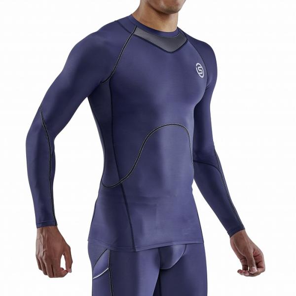skins スキンズ Tシャツ 長袖 メンズ おしゃれ ブランド コンプレッション ロングスリーブ ゴルフ スポーツ ウェア 18121310 series3_6