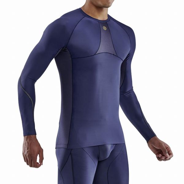 skins スキンズ Tシャツ 長袖 ロングスリーブ メンズ おしゃれ