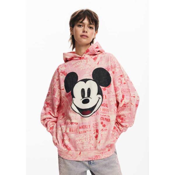 Desigual デシグアル パーカー レディース メンズ おしゃれ ブランド ミッキーマウス コラボ 24WWSK343018 お取り寄せ