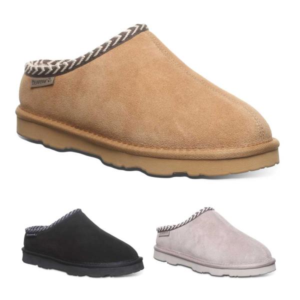 BEARPAW スリッパ ムートン レディース おしゃれ ブランド ルームサンダル 外履き2973W TABITHA【お取り寄せ】
