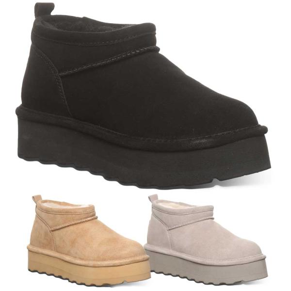 BEARPAW ムートンブーツ レディース おしゃれ ブランド 3051W RETRO SUPER SHORTY【お取り寄せ】