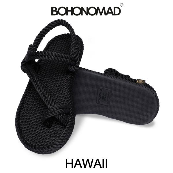 ボホノマド BOHONOMAD サンダル レディース 歩きやすい おしゃれ ブランド Hawaii  BLACK