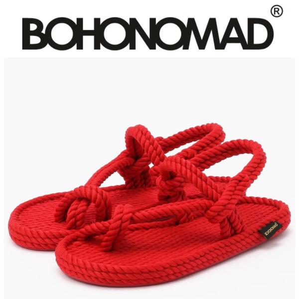 ボホノマド BOHONOMAD サンダル レディース 歩きやすい おしゃれ ブランド Hawaii  RED