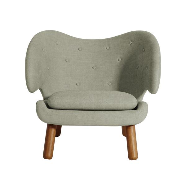 ペリカンチェア ボタン ファブリック 3Aライトグレー 椅子 1人掛け おしゃれ 北欧 デザイナーズ 家具 フィン・ユール リプロダクト CH2008A6F3A【お取り寄せ】