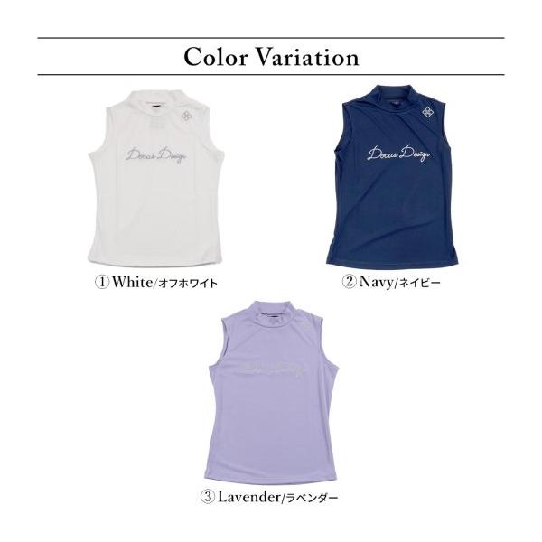 DOCUS ノースリーブ ゴルフ レディース おしゃれ ブランド かわいい DCL23S013