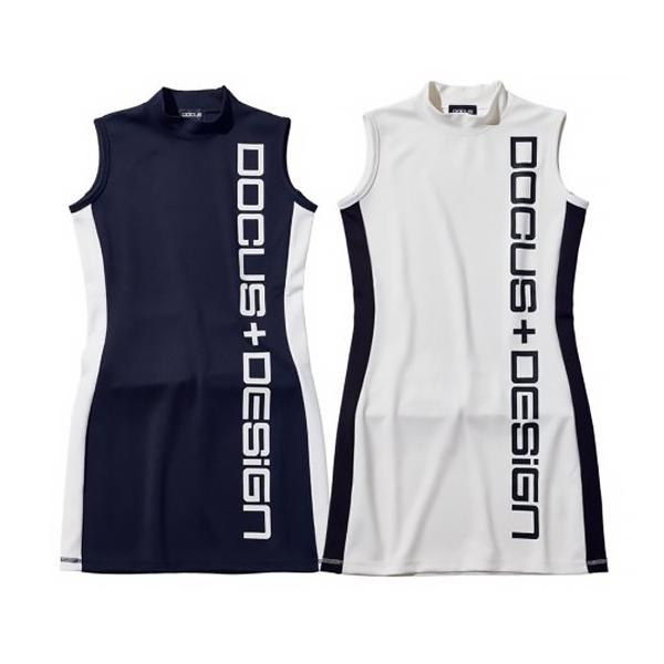 DOCUS ゴルフウェア レディース シャツワンピース ノースリーブ おしゃれ かわいい ブランド DCL25S019【お取り寄せ】